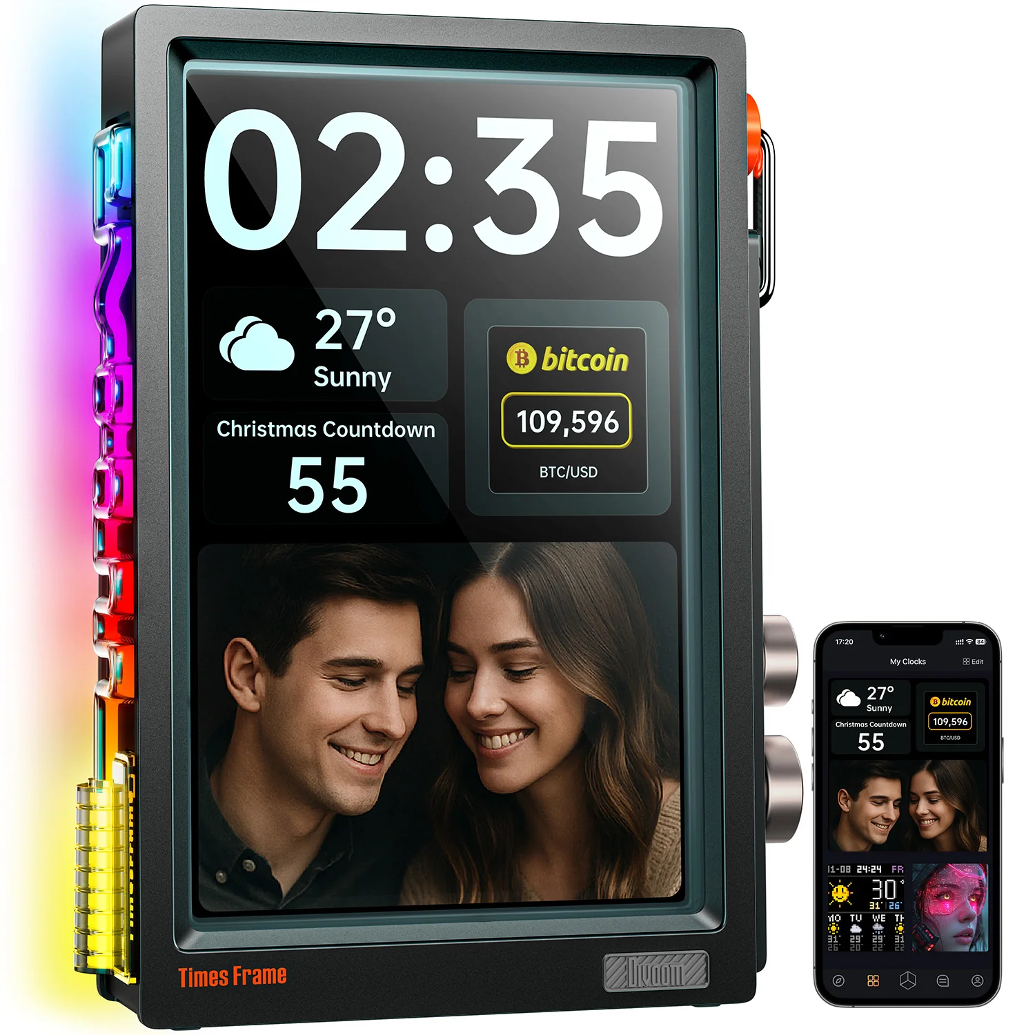Divoom Times Frame Floating Smart Desk Display - Image 15