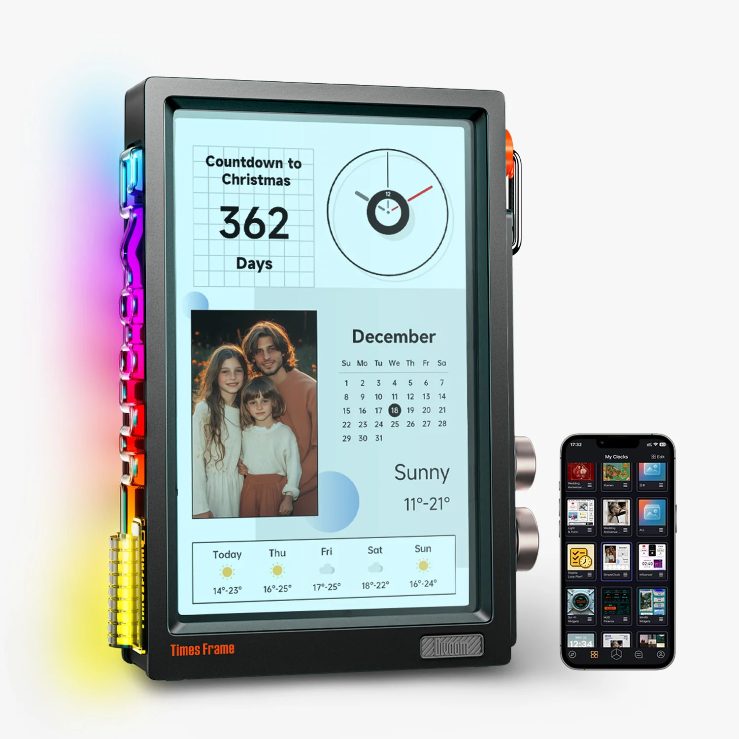 Divoom Times Frame Floating Smart Desk Display - Image 5